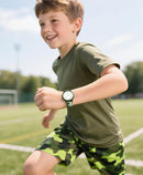 Kids Analog Watch Boys Girls, 30M Waterproof, Sports Watch for Boys, Easy to Read Children's Thin Dial Wrist Watches with Soft Band, for Ages 5-15 Kids Great Birthday Gifts Christmas Day by TinyTreasures Baby Boutique