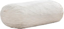 Hobestluk 4FT Bean Bag Chairs Adult Bean Bag with Portable Handle Comfy Large Bean Bag Chair with Removable Cover for Living Room Bedroom or Reading Nook (Stripe White, 4FT) by TinyTreasures Baby Boutique