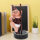 Pole Dancing Gnome Statue, Resin Garden Gnome Statues, Funny Outdoor Gnome Figure, Creative Garden Spring Decoration, Pole Dance Garden Gnome, Spring Garden Statue(6.7"/17 cm) by GreenHaven Gardens