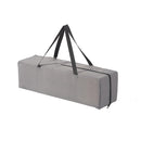 Pamo Babe Portable Crib Baby Playpen with Mattress and Carry Bag Grey by TinyTreasures Baby Boutique