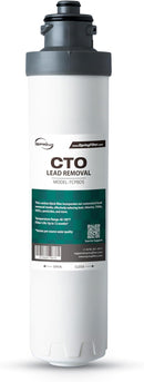 iSpring SGS-Tested Lead Removal CTO Carbon Block Replacement Water Filter Cartridge FCPBDS for DS4 Serie by CozyNest Decor