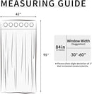 Easy-Going Blackout Curtains for Bedroom, Solid Thermal Insulated Grommet and Noise Reduction Window Drapes, Room Darkening Curtains for Living Room, 2 Panels (42x95 in, Taupe) by CozyNest Decor
