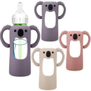 BUSOHA 3 Pack Koalas Silicone Sleeves for Dr. Brown's Glass Baby Bottles - Drop Protection Baby Bottle Sleeves Compatible with Dr Brown Newborn Glass Bottles with Silicone Handles,8 oz by TinyTreasures Baby Boutique