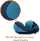 INFANZIA Chin Supporting Travel Neck Pillow, Comfortably Supports and Helps Support Head and Neck - Gifts for Toddler/Child/Kids, Blue by TinyTreasures Baby Boutique