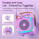 Karaoke Machine with 2 Wireless Microphones for Kids Adults,Portable Bluetooth Speaker Girls Toddlers Toy Gift for Aged 3-12 Year Birthday Parties Christmas Party - Purple by TinyTreasures Baby Boutique