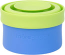 morepeas The Everything Snack Bowl - All-in-One Baby, Toddler & Kid Food Container - Travel Essential with Spill Proof Lid & Suction Base - Blueberry by TinyTreasures Baby Boutique