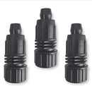 One Stop Outdoor USA Made 3-Pack 1/2 Inch Drip Irrigation Tubing to Faucet/Garden Hose Adapter - Reusable Connector Fittings for Most 17mm Rain Bird, Orbit, Dig, Toro 1/2 or 5/8 Tubing x 3/4" FHT by GreenHaven Gardens