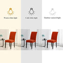 Joccun Chair Covers for Dining Room Set of 2, Dining Chair Slipcovers Stretch Dining Room Chair Covers Seat Protector, Parsons Chair Cover for Home,Hotel,Banquet(Pureed Pumpkin,2 Pack) by CozyNest Decor
