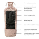 Length Ajustable Waterproof Stroller Winter Cover for All Stroller, XL,Good for Infant to Y5 pre-School Kids by TinyTreasures Baby Boutique