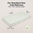 KeaBabies 2-Pack Organic Crib Sheets for Boys, Girls - 52x28 Fitted Crib Mattress Sheet Neutral, Breathable Jersey Cotton Cover for Baby Bed, Toddler Mattress, Soft & Cute Prints (Roarsome) by TinyTreasures Baby Boutique