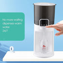 Bellababy Instant Baby Bottle Warmer,Warm Water Dispenser for Making Formula Bottle Instantly,Detachable Container Easy Cleaning,24/7 Keep Warm, Adjustable Temperature(Dark,110V Only) by TinyTreasures Baby Boutique