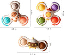 ALASOU 3PCS Pop Suction Cup Spinner Toys for 1 Year Old Boy Girl|Novelty Spinning Tops Toddler Toys Age 1-2|Sensory Baby Bath Toy for Toddlers 1-3|12 18 Months Boy Birthday Gift for Infant by TinyTreasures Baby Boutique