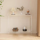 Acrylic Console Table, 2 Tier Acrylic Narrow Console Tables for Entryway,CHICUN, Square Legs, Skinny Console Table for Foyer, Sofa, Living Room,Clear by CozyNest Decor
