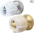 Enjoy Cover |Door Handle Grip Doorstop Knob Stopper Cover, Set of 2 Silicone Door Knob Grips Universal Size Protects Walls from Dents and Damage (Clear) by TinyTreasures Baby Boutique