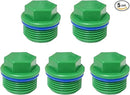 3/4” PT Male Threaded Pipe Plug, PPR Pipe End Caps and Plugs Fittings for Garden Irrigation Tubing Stopper RV Water Supply Lines Bulkhead Fitting (OD: 1 Inch) by GreenHaven Gardens