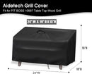 Grill Cover for Pit BOSS 10697 Table Top Wood Grill, Waterproof Gas BBQ Cover Protective Cover for Portable Smoker- 19" D x 24" W x 15" H, Black by GreenHaven Gardens