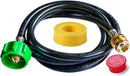 6 Feet for Weber Adapter Hose for Weber Travelev Grill, for Weber Traveler Grill Accessories for Weber Q 1000 for Weber Q Series, and for Weber Traveler Gas Go-Anywhere Grills Propane Adapter. by GreenHaven Gardens