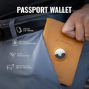 Kings Loot Passport Holder Wallet | RFID Protected Leather Travel Wallet with Built-in Trackable Holder | Holds 1-6 Cards & Passport | Slim & Stylish Wallets (Onyx Black) by TinyTreasures Baby Boutique