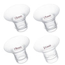 Momcozy Flange Insert 15/17/19/21mm Compatible with 24mm Flange/Shield of Most Pumps, Insert for Breast Pump Replacement Accessories, 4PCS by TinyTreasures Baby Boutique