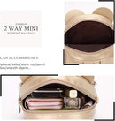 KL928 Girls Bowknot Polka Dot Cute Mini Backpack Small Daypacks Convertible Shoulder Bag Purse for Women by TinyTreasures Baby Boutique