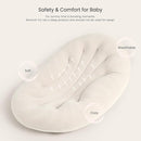 Baby Lounger for Newborn: Portable & Lightweight Pillow for Tummy Time Playtime & Diaper Changes - Skin-Friendly & Breathable for 0-12 Month Supervised Use by TinyTreasures Baby Boutique