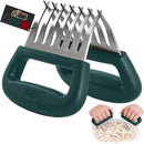 GORILLA GRIP BPA-Free Chicken Shredder Meat Claws, Sharp Stainless Steel Food Shredding Fork, Comfortable Handle, Easily Shred Pulled Pork, Taco Meats, Kitchen Smoker BBQ Tool, Dishwasher Safe, Hunter by GreenHaven Gardens