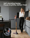 Cordless Vacuum Cleaner for Home, Upgraded 60Kpa Powerful Suction Pet Hair Vacuum with 70min Runtime, Green LED Light for Hardwood Floors & Carpet, Self-Standing Rechargeable Stick Vacuum by CozyNest Decor