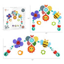 Baby Stroller Arch Toys,Adjustable Crib Mobile for Bassinet with Sensory Play Accessories and Hanging Toys,Baby Travel Car Seat Toys for Toddler Boy Girl 0 3 6 9 12 24 Months by TinyTreasures Baby Boutique