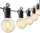 Brightown Led String Lights Outdoor 55Ft G40 Patio Lights with 52 Led Shatterproof Bulbs(2 Spare), Waterproof Led Globe Hanging Lights for Backyard Porch Bistro Balcony Decor, E12 Socket, 2200K by CozyNest Decor