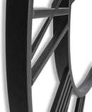 CLXEAST 30 Inch Large Wall Clock Modern, Oversized Roman Numeral Decorative Black Metal Wall Clock for Living Room Decor,House Warming Gifts New Home by CozyNest Decor