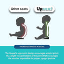 Upseat – The Original Ergonomic Baby Floor & Booster Seat with Tray, Developed with Physical Therapists for Upright Posture & Healthy Hip Development, 4–24 Months, Dishwasher-Safe Extra-Large Tray by TinyTreasures Baby Boutique