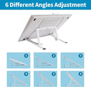 KOBAIBAN Wireless A3 Light Pad with Carry Bag, Foldable Stand, Top Clip, 3 Colors/Stepless/6-level Dimmable Brightness Rechargeable tracing Light Box/Board for Weeding Vinyl, Diamond Painting (White) by TinyTreasures Baby Boutique