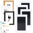 Inkless Baby Hand and Footprint Kit,Clean-Touch Ink Pad Kit,Safe No Mess Printing Infant Hand Foot Stamp,4 Pack Newborn Inkless Print Pads Best Keepsake or Gifts for Family by TinyTreasures Baby Boutique