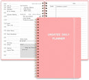 Tiankool Undated Daily Planner,Undated Planner with Hourly Schedules, Top Priorities Items and To Do List, A5 Daily Organizer Notebook to Increase Productivity, 5.8 × 8.2 Inch,Pink by TinyTreasures Baby Boutique