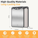 Titanium Cutting Board for Kitchen，Suitable for Handling Meat and Vegetables，Cutting Board Double Sided Food Grade，Pure Titanium and Wheat Straw PP，Dishwasher Safe, Easy to Clean, 15.08 * 10.35 Inches by CozyNest Decor