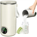 Portable Bottle Warmer for Travel,12 oz Baby Bottle Warmer,Built-in Mixer,Fast & Even Heating Formula to Keep Nutrient,Defrost,Leakproof,Accurate Temp Control,Keep Warm for a Long Time,Gift by TinyTreasures Baby Boutique
