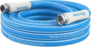 Fevone 12 ft Garden Hose, Heavy Duty Water Hose, Hybrid Polymer, Kink Resistance, Flexible, Durable, Leak Free, Aluminum Fittings, 3/4" GHT, 5/8" ID, 600 Psi, Drinking Water Safe by GreenHaven Gardens
