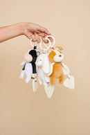 Copper Pearl On-The-Go Plush: Clip On Baby Toys for Travel, Soft Puppy Stuffed Animal with Teether for Sensory Development - Pepper Puppy by TinyTreasures Baby Boutique