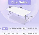 ABCCANOPY 6 FT Red Spandex Table Cover Stretch Fitted Wrinkle Resistant Tablecloth Reuse for Rectangular Folding Table Patry Event Wedding Banquet Protector by CozyNest Decor