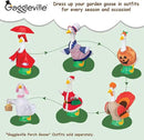 Fox Valley Traders Gaggleville Porch Goose Baby Statue – Charming 17" Outdoor Decorative Figurine for Garden, Patio, or Entryway Accent by CozyNest Decor