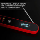 The Latest Thermocouple Instant Reading Meat Thermometer Digital,Faster Less Than 0.6 Second Response,IP67 Waterproof Thermometer Suitable for Grilling, Cooking,BBQ Gifts for Men (Red) by TinyTreasures Baby Boutique