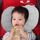 2 in 1 Baby Support Pillow, Adjustable Banana Shape Baby Neck Head Travel Pillow Stroller Insert Cushion for Kids, Toddler, Gray by TinyTreasures Baby Boutique