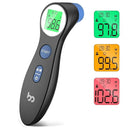 Forehead Thermometer for Adults and Kids, Digital Touchless Thermometer for Baby, Infants and Toddlers, 3 Color Fever Alarm,1s Fast Accurate Reading, Non Contact by TinyTreasures Baby Boutique
