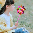 100pcs Plastic Rainbow Pinwheel,Windmill Party Pinwheels DIY Pinwheels Set for Kids Toy Garden Lawn Party Decor (100) by GreenHaven Gardens