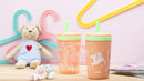 Zak Designs Unicorn Kelso Tumbler Set, Leak-Proof Screw-On Lid with Straw, Bundle for Kids Includes Plastic and Stainless Steel Cups with Bonus Sipper, 3pc Set, Non-BPA, 15 fl.oz. by TinyTreasures Baby Boutique