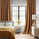 MIULEE Golden Brown Back Tab Blackout Curtains 102 Inch Long 2 Panels Set for Bedroom, Rod Pocket/Pinch Pleated Thermal Insulated Living Room Darkening Light Blocking Floor to Ceiling Drapes by TinyTreasures Baby Boutique
