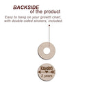 Personalized Wooden Markers for Kids Ruler Growth Chart.