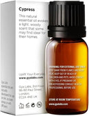 Gya Labs Cypress Essential Oil for Diffuser - 0.34 Fl Oz - 100% Pure Natural Cypress Oil for Aromatherapy & Candle Making Scent by CozyNest Decor