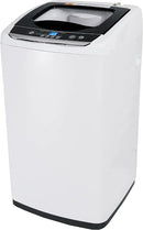 BLACK+DECKER 0.9 Cu. Ft. Portable Washer, 6.6 lb. Capacity Washing Machine for Homes & Apartments, 5 Wash Cycles, Quick Connect Sink Adapter and Drain Hose Included, Transparent Lid, BPWM09W, White by CozyNest Decor