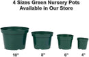 DAPERCI inches Nursery Pot Plant Grow Sturdy Flower pots in Bulk Price 20P Green by GreenHaven Gardens